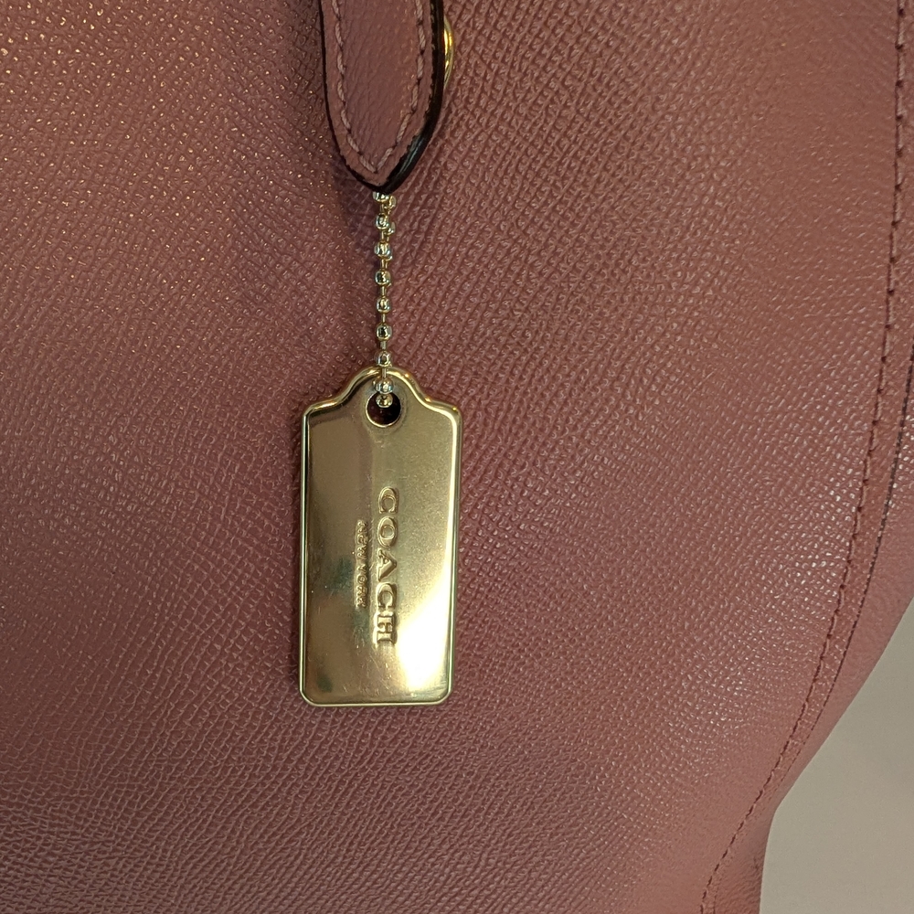 Coach Turnlock Tote Cross-grain Leather Style 29086 - Good Pre-owned Condition - Picture 4 of 13